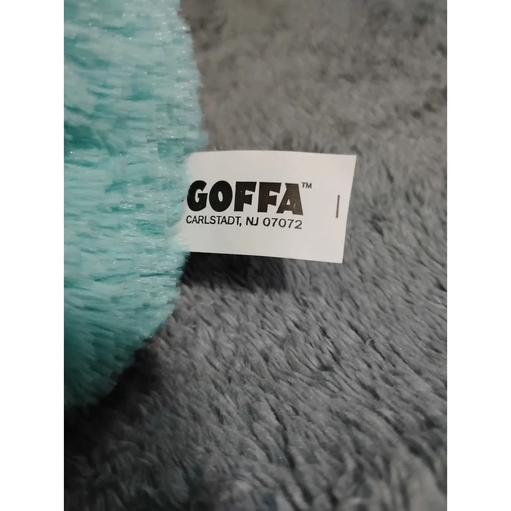 Teal Blue Bunny W Pink Lips‎ Goffa Plushed Stuffed Animal 14